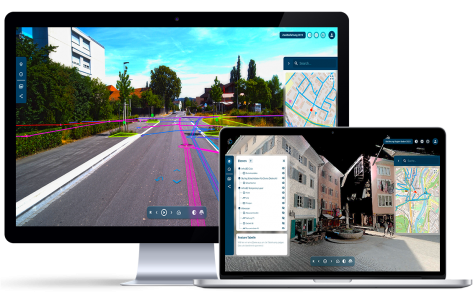 infra3D Software stellt die digitale Schiene webbasiert zur Verfügung.